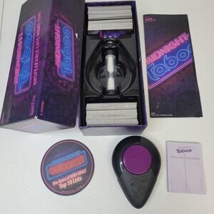Midnight Taboo Board Game Hasbro Gaming Adult Party Game Tested Complete 2016